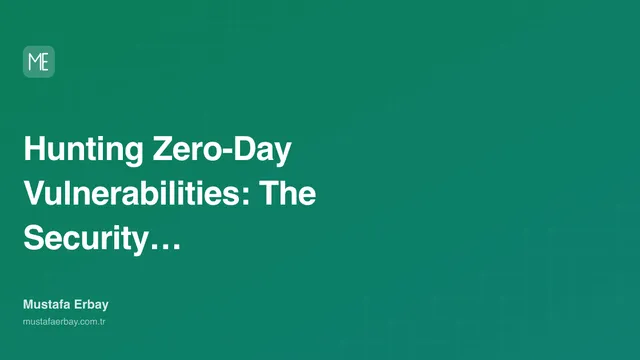 Hunting Zero-Day Vulnerabilities: The Security Team's Sleepless Nights — cover image