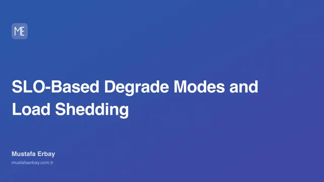 SLO-Based Degrade Modes and Load Shedding — cover image