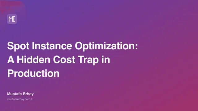 Spot Instance Optimization: A Hidden Cost Trap in Production — cover image