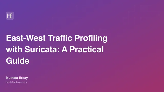 East-West Traffic Profiling with Suricata: A Practical Guide — cover image