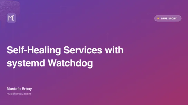 Self-Healing Services with systemd Watchdog — true story cover image