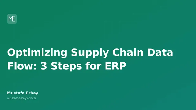 Diagram of supply chain data flow optimization and server infrastructure visualization
