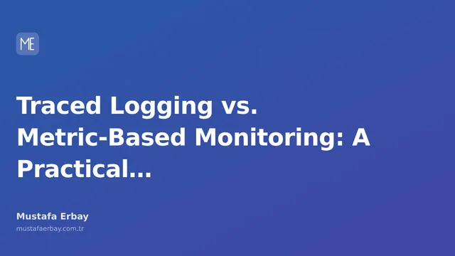 A comparison table showing log lines and tracing graphs on one side, and metric graphs on the other.
