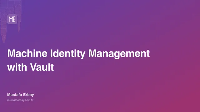 Machine Identity Management with Vault — cover image