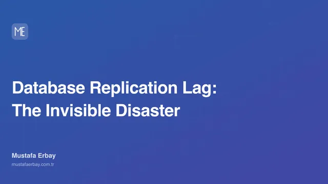 Database Replication Lag: The Invisible Disaster — cover image