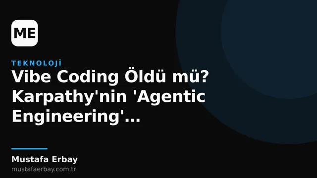 Bilgisayar başında çalışan bir mühendisin önünde AI ajanlarını temsil eden soyut dijital akışlar