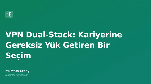 Sistem yöneticisinin iki farklı network yığını (IPv4 ve IPv6) ile boğuştuğunu gösteren karmaşık ağ diyagramı