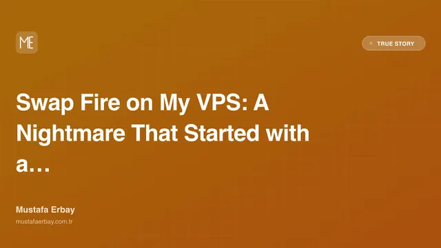 Swap Fire on My VPS: A Nightmare That Started with a Kernel CVE Patch — true story cover image