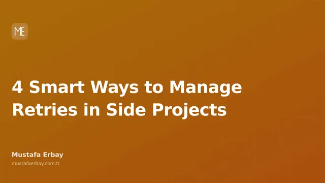 Visual representing the process of learning from mistakes in side projects.