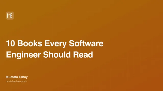 10 Books Every Software Engineer Should Read — cover image