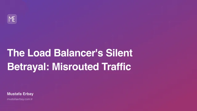 The Load Balancer's Silent Betrayal: Misrouted Traffic — cover image