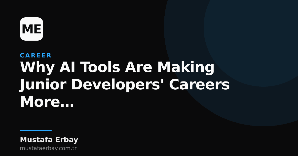 AI tools and the careers of junior developers