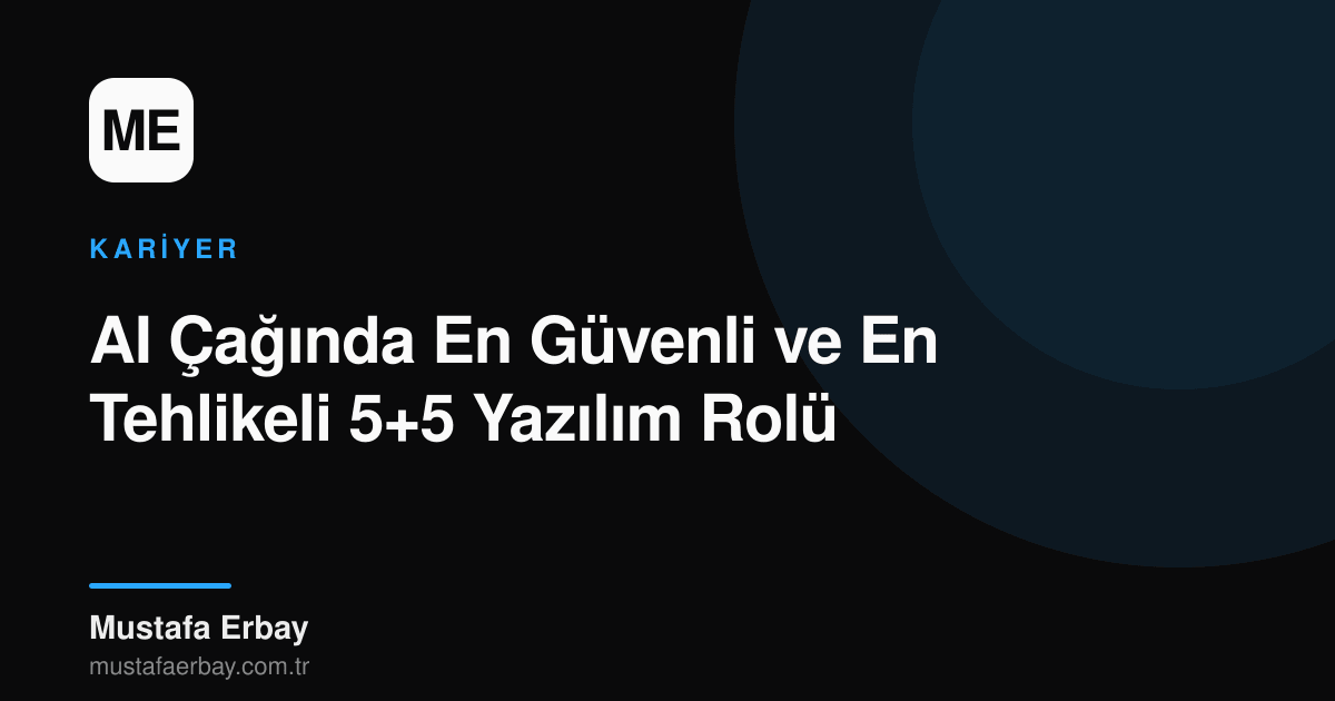 Bir yazılım geliştirici, önünde kodlar ve arkasında parlayan bir AI beyni ile geleceğin yazılım rollerini düşünüyor.