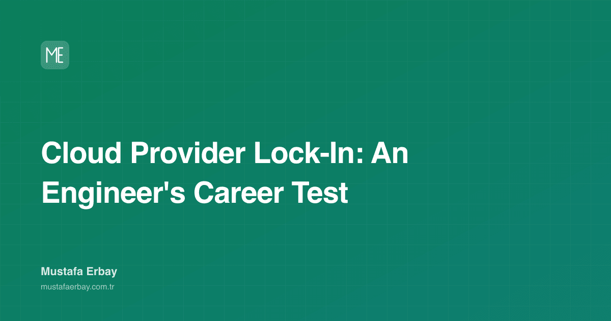 Cloud Provider Lock-In: An Engineer's Career Test — cover image