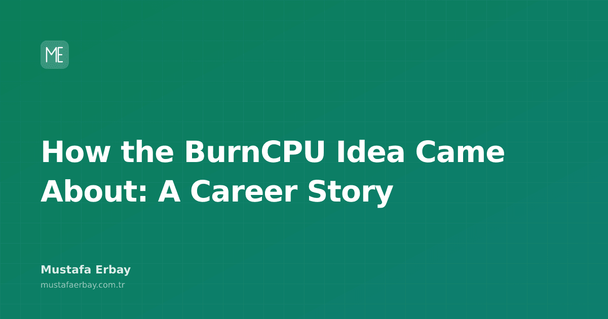 A burning microchip symbolizing CPU usage and graphs showing system performance.