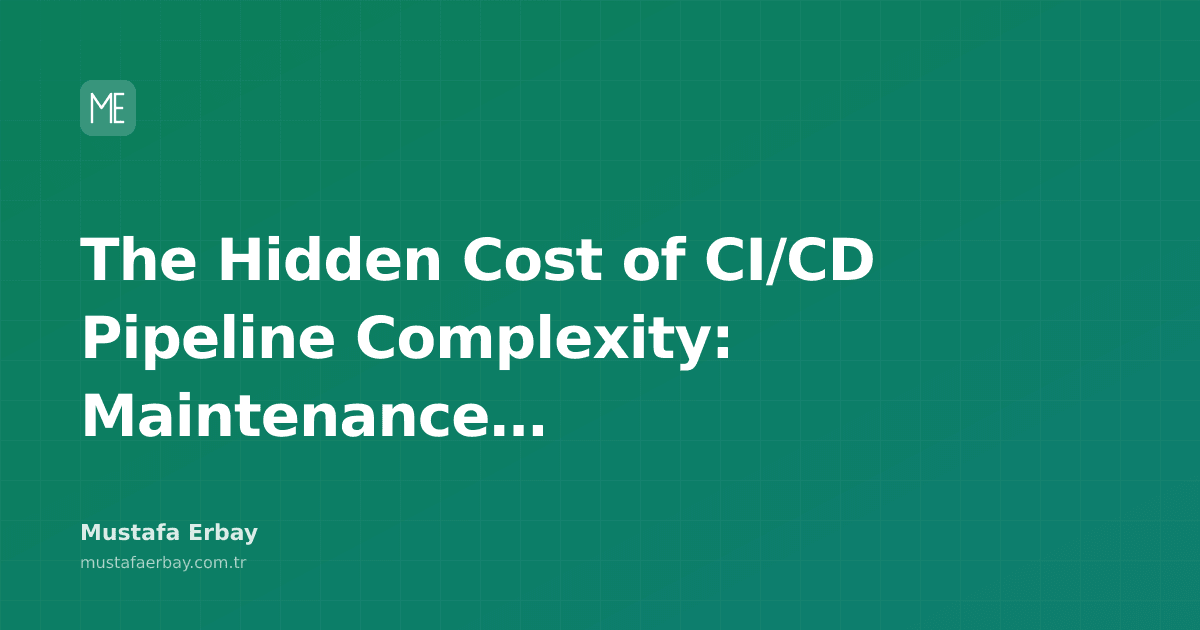A visual representation of complex CI/CD pipelines resembling a labyrinth, symbolizing maintenance and consultancy costs.