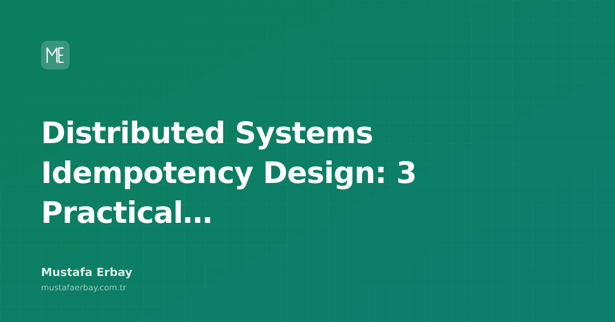 Technical diagram showing the idempotency flow in distributed system architecture