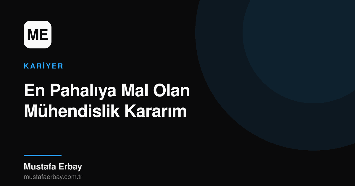 Bir mühendisin masasında duran, üzerinde pahalı bir 'Evet' yazılı bir not kağıdı.