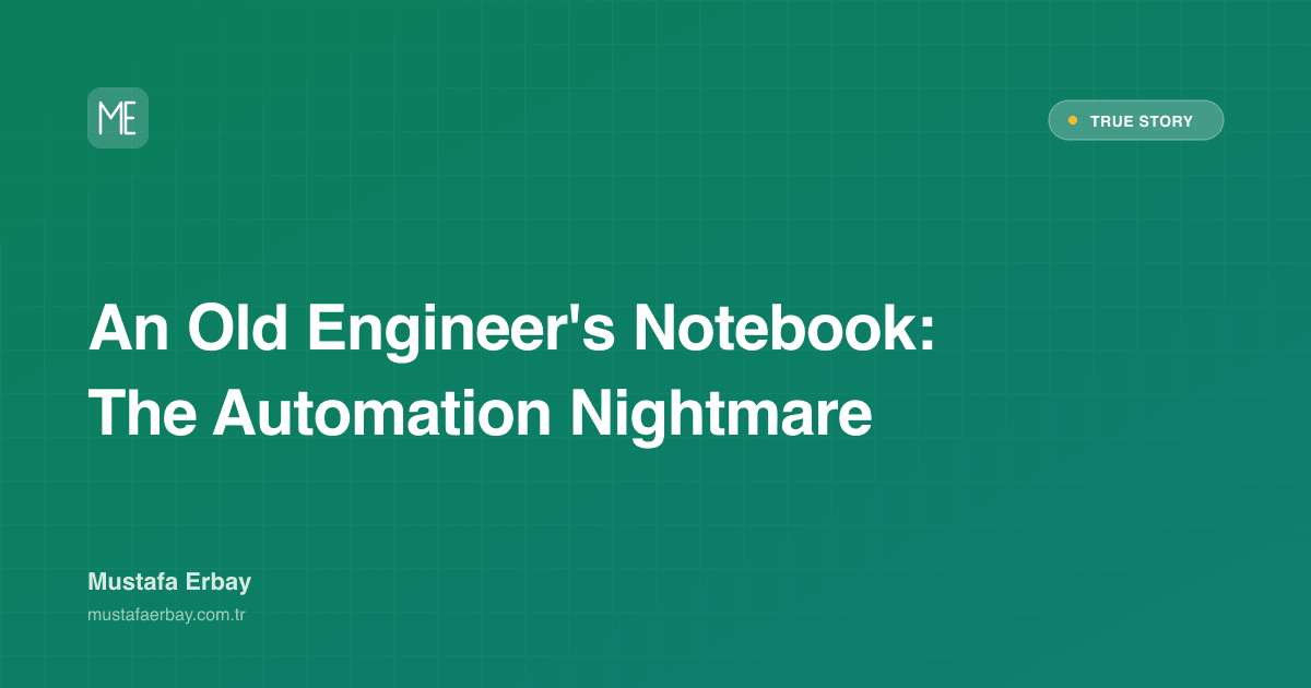 An Old Engineer's Notebook: The Automation Nightmare — true story cover image