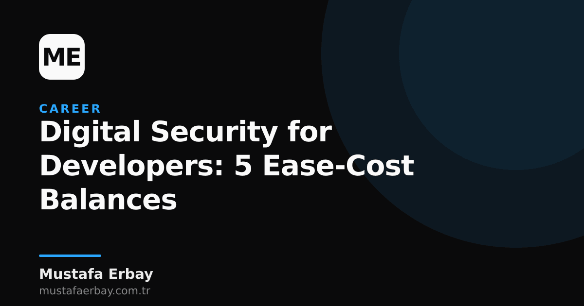 An image showing digital security measures for developers, with lock and code icons