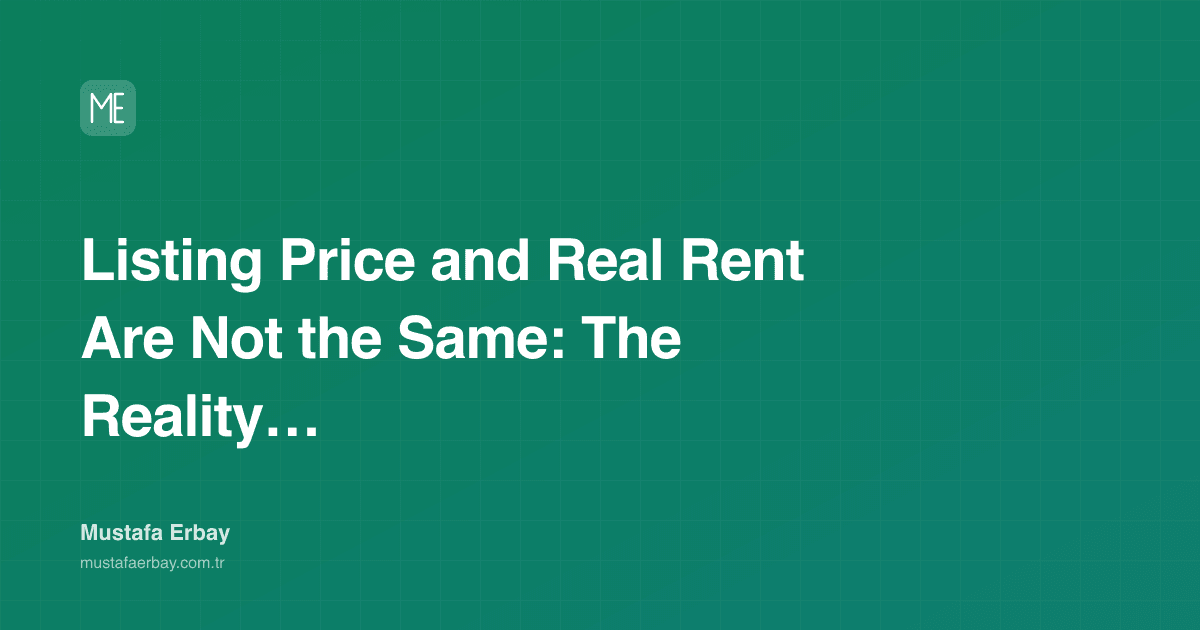 Listing Price and Real Rent Are Not the Same: The Reality of Data… — cover image