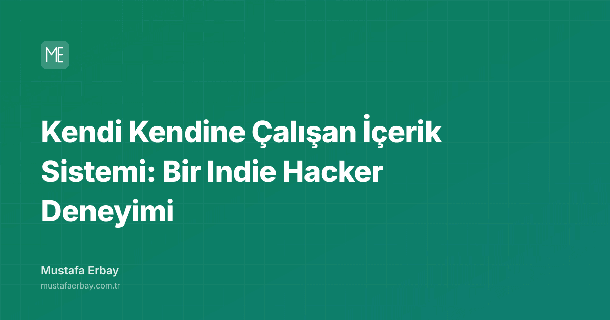 AI destekli otomasyonla çalışan bir içerik sisteminin diyagramı veya akış şeması.