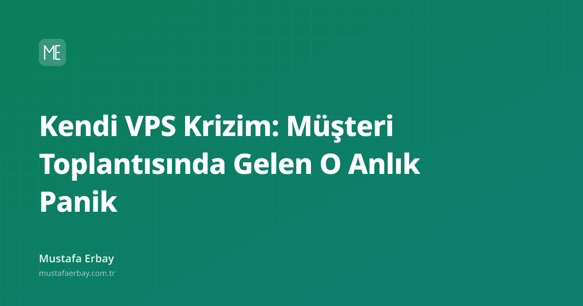 Bir sunucu odasında panik içinde klavyeye bakan bir kişinin silüeti.