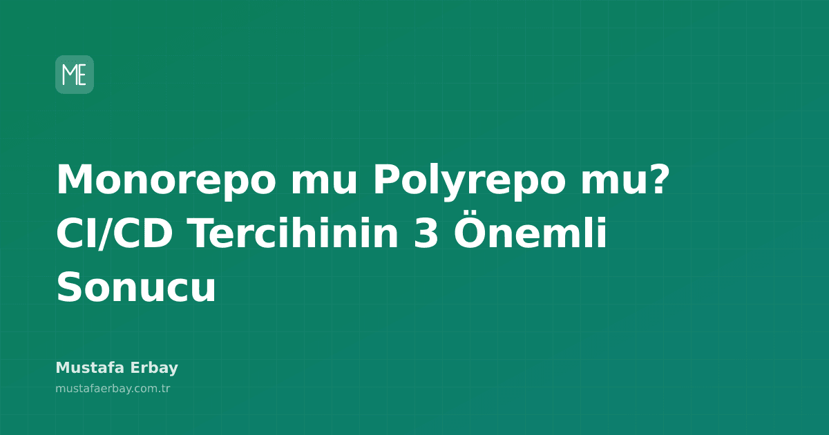Monorepo ve polyrepo kavramlarını temsil eden soyut mimari diyagramlar, iki farklı yaklaşımı gösteren bir karşılaştırma görseli.