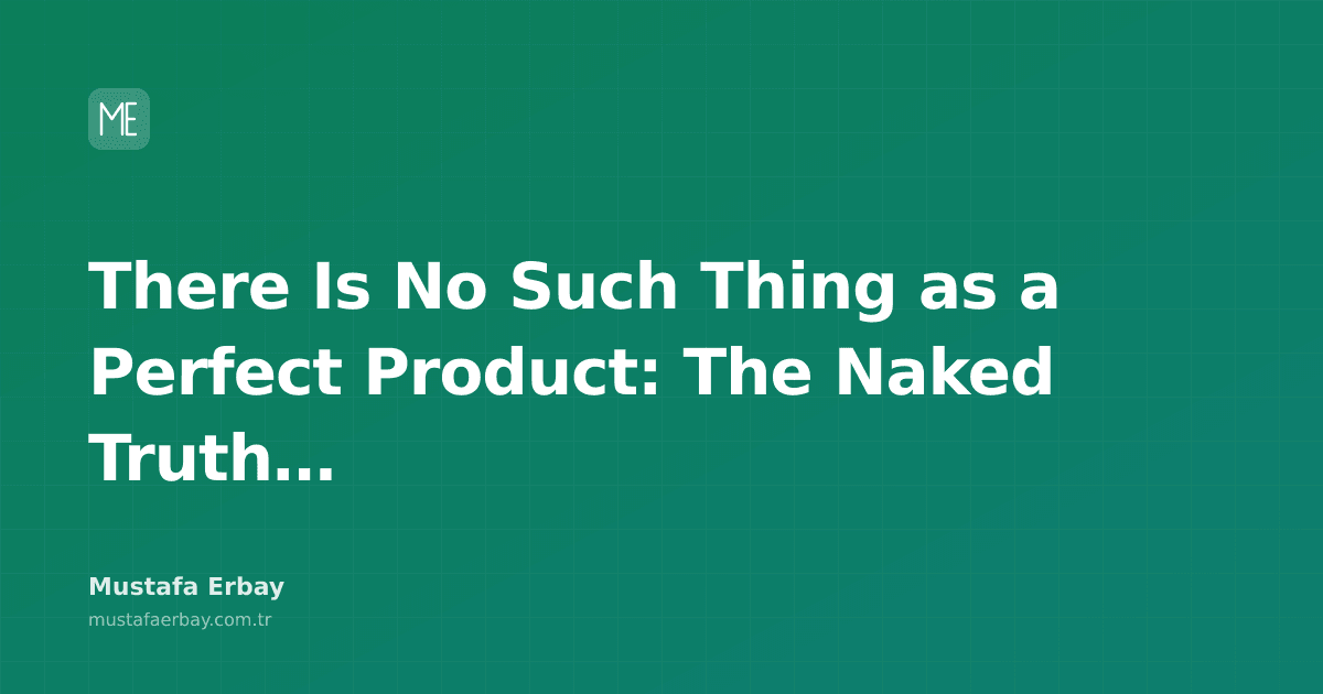 A piece of paper with 'Perfect Product' written on it, along with scattered notes, pens, and a cup of coffee on a desk.