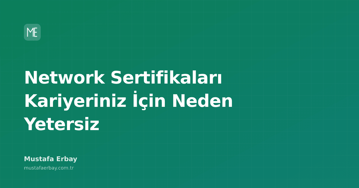 Bir ağ kablosu ile bir sertifika belgesinin yan yana durduğu, kariyer yolculuğunu sembolize eden bir görsel.