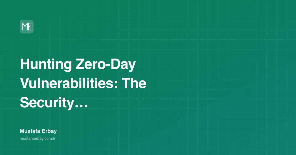Hunting Zero-Day Vulnerabilities: The Security Team's Sleepless Nights — cover image