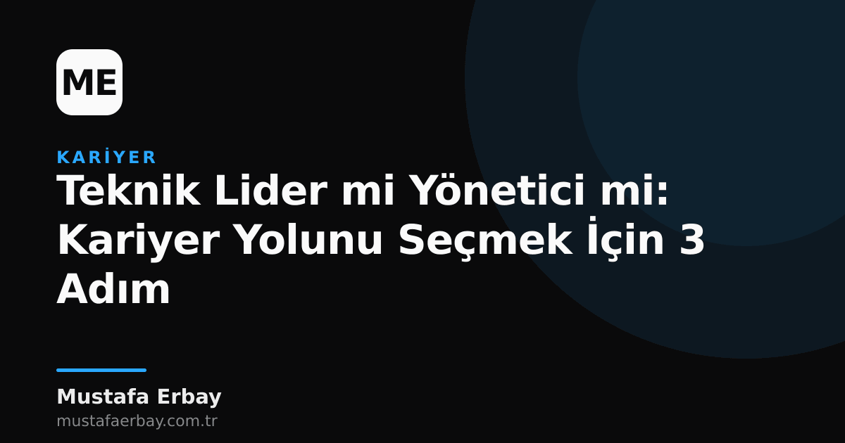 İki farklı kariyer yolunu simgeleyen, bir tarafta teknik kodlar diğer tarafta yöneticilik figürleri bulunan bir görsel.
