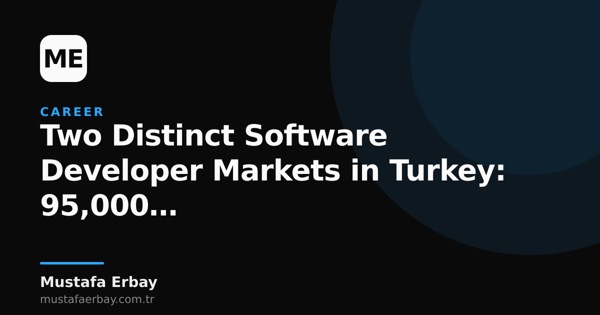 Two distinct graphs or illustrations showing the software developer salary difference in Turkey, representing low and high income levels on either side.