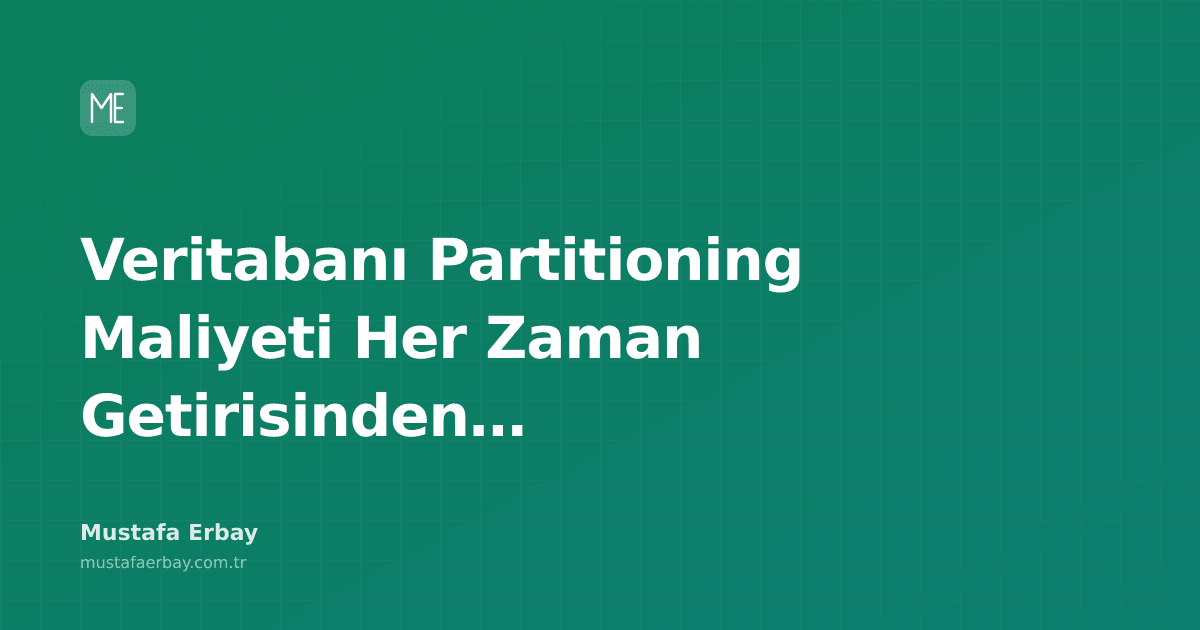 Veritabanı tablolarının bölümlenmiş bir yapısını gösteren soyut bir grafik