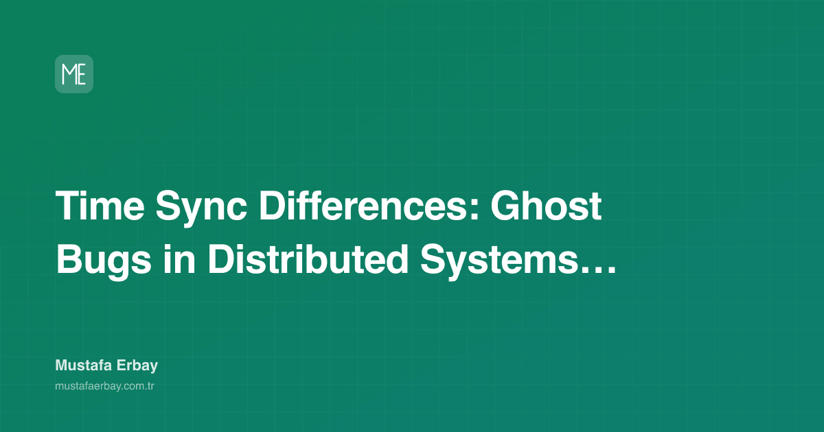 Time Sync Differences: Ghost Bugs in Distributed Systems… — cover image