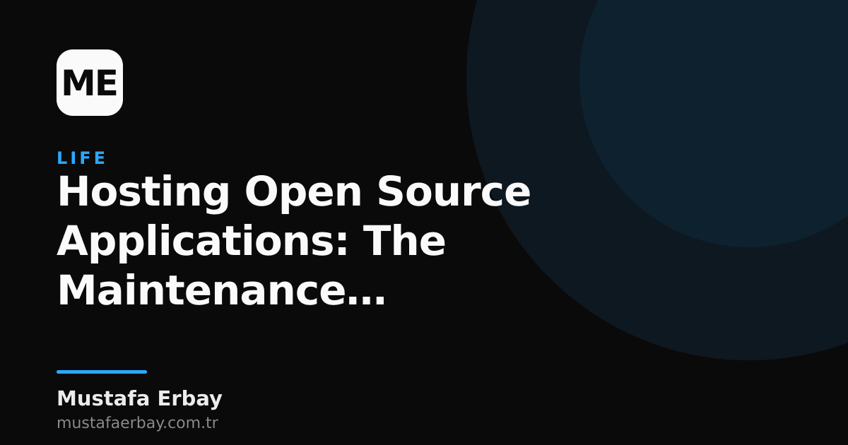 An image illustrating the balance between the cost of hosting open-source software and independence.