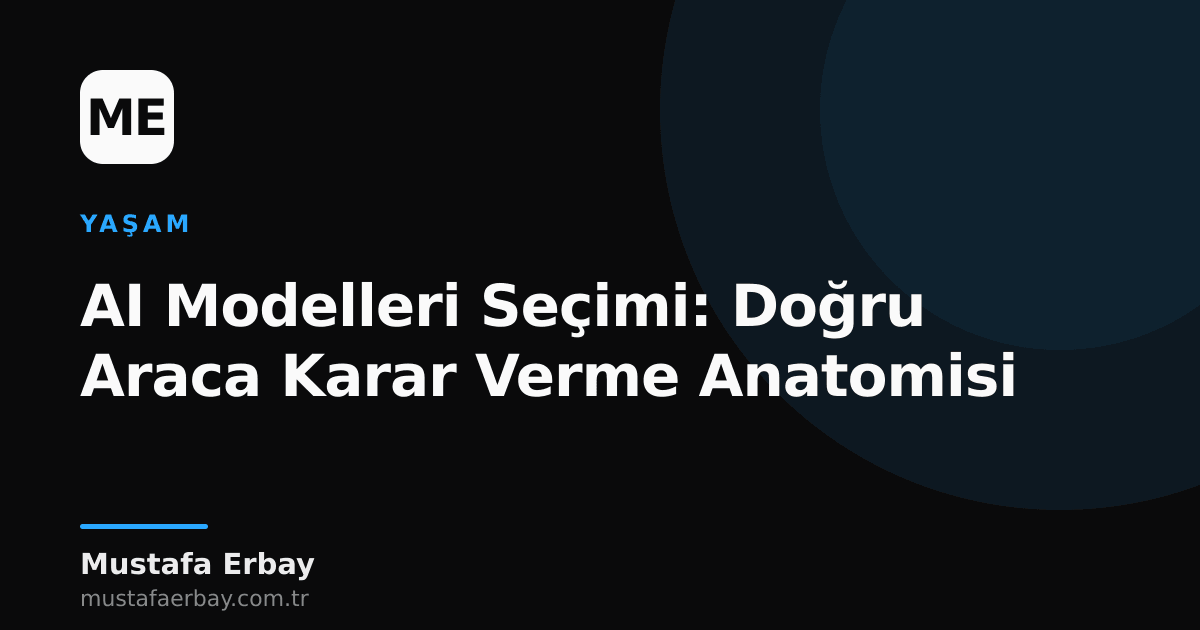 Çoklu AI modellerini temsil eden, farklı boyut ve renklerde soyut küreler, bir kararı simgeleyen oklarla çevrili bir masanın üzerinde duruyor.