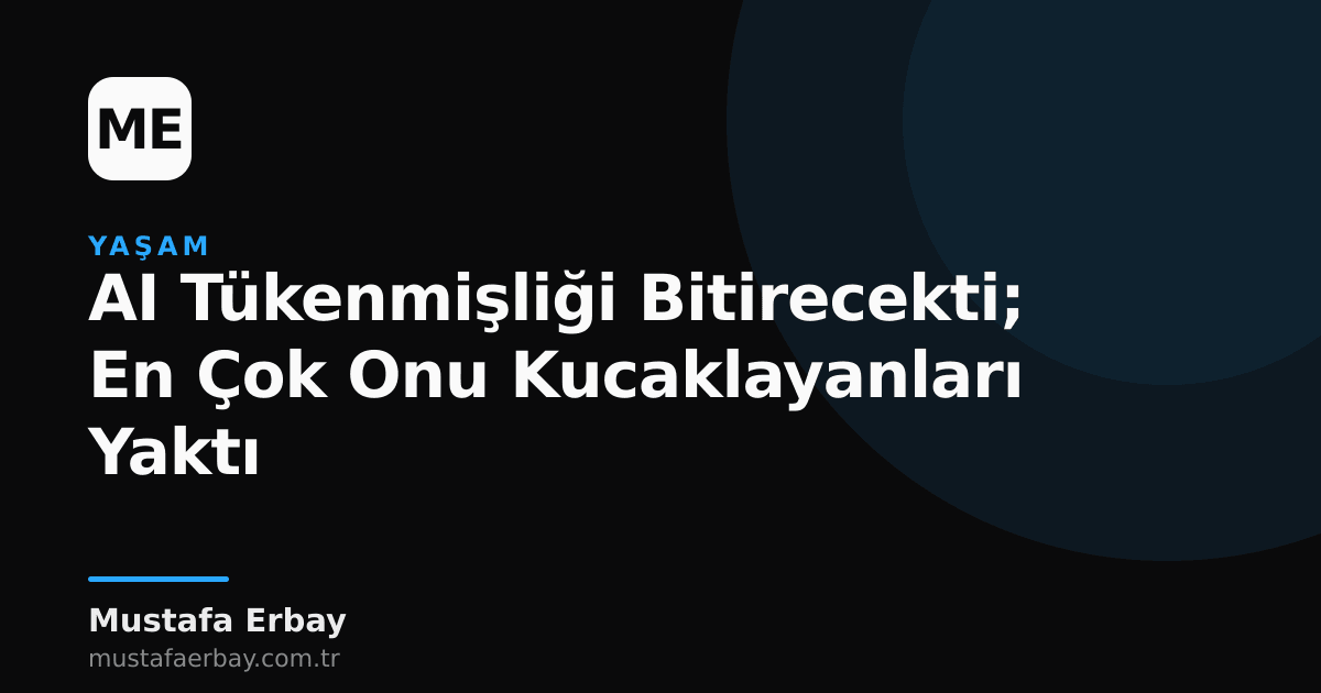 Dijital bir yorgunluk hissi veren, aşırı yüklenmiş bir yapay zeka arayüzü