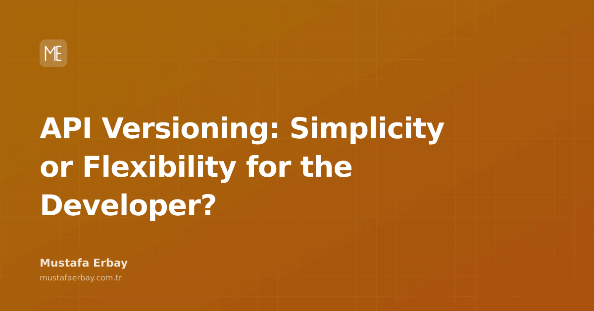 A graphic comparing API versioning strategies
