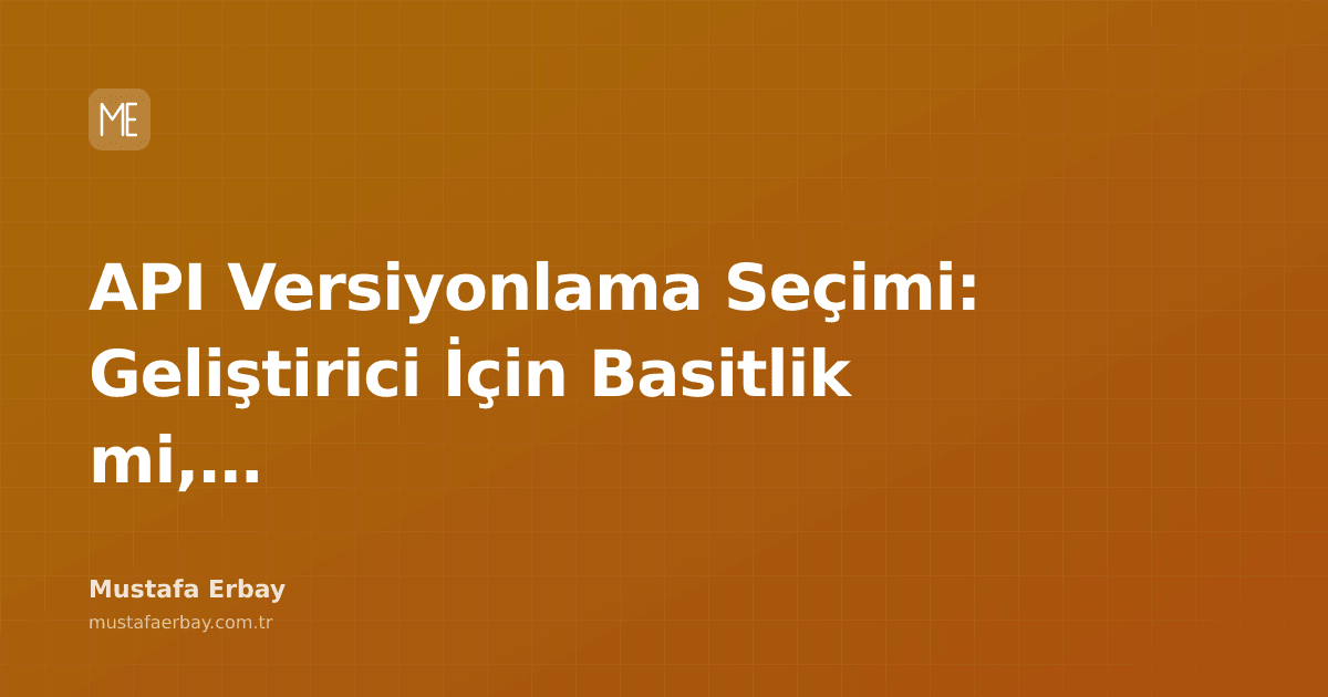 API versiyonlama stratejilerinin karşılaştırıldığı bir grafik