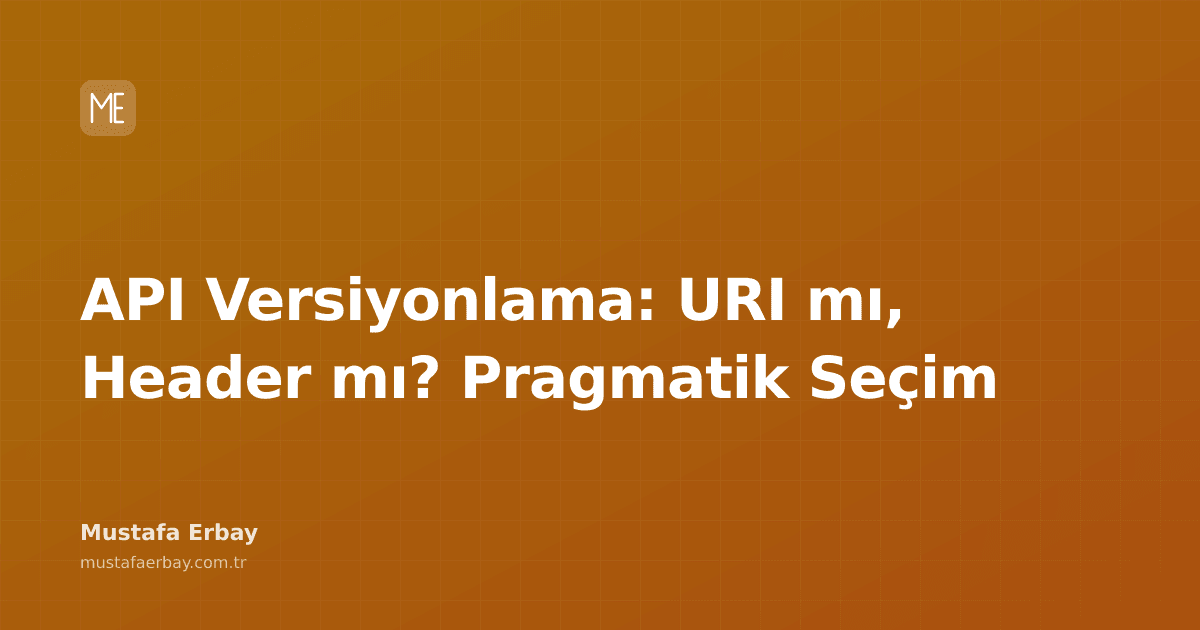 API versiyonlama seçeneklerini gösteren soyut bir grafik