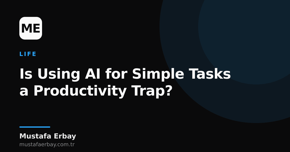 Illustration of an AI assistant taking over a simple task performed by a human hand on a laptop screen sitting on a table. One side of the screen shows complex code or data, while the other side represents simpler, repetitive tasks.