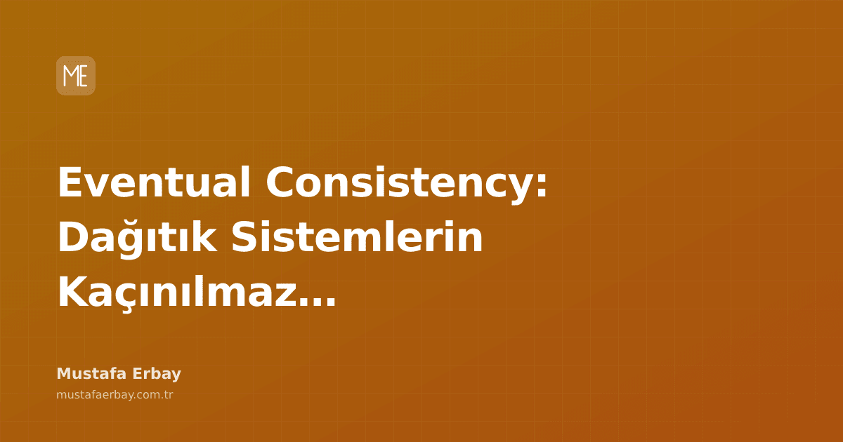 Dağıtık sistemlerde veri tutarlılığını gösteren soyut bir görsel: farklı noktalarda eşitlenmeye çalışan veri ikonları ve zaman çizelgesi.