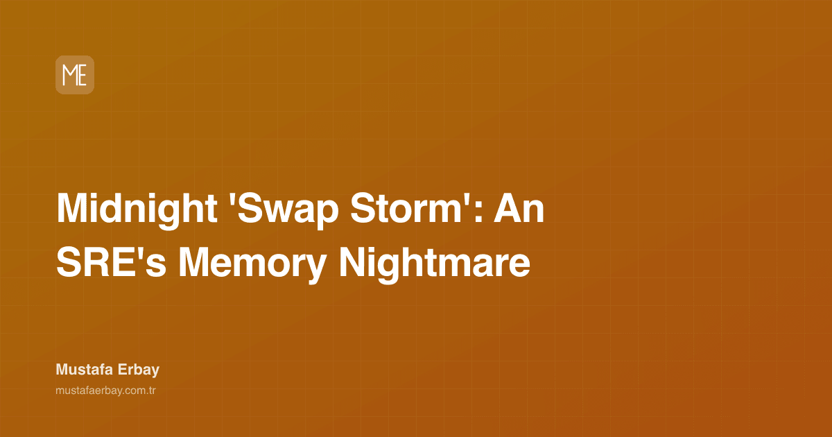 Midnight 'Swap Storm': An SRE's Memory Nightmare — cover image