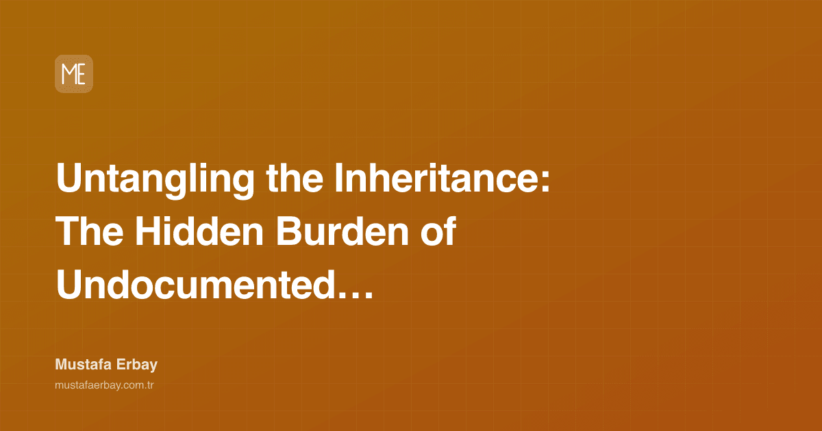 Untangling the Inheritance: The Hidden Burden of Undocumented Systems — cover image