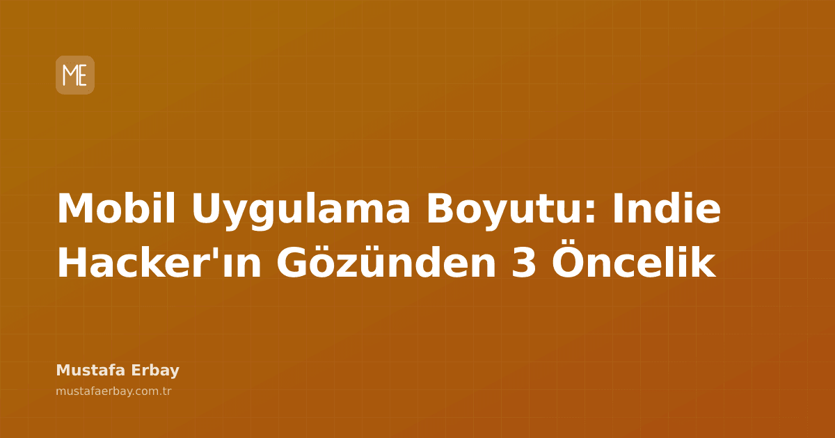 Bir mobil cihaz ekranında uygulama boyutu optimizasyonuyla ilgili grafikler ve veriler