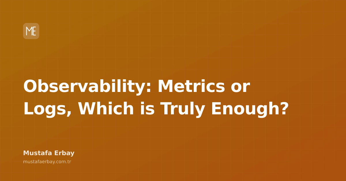 A question mark amidst rising metric graphs and flowing log lines on a digital screen.