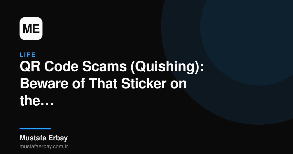 A fake QR code sticker on a parking payment machine and a smartphone scanning a QR code