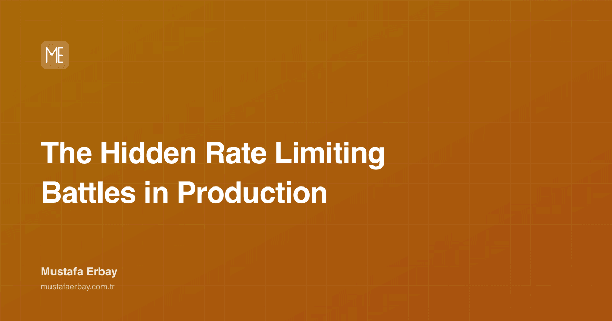 The Hidden Rate Limiting Battles in Production — cover image