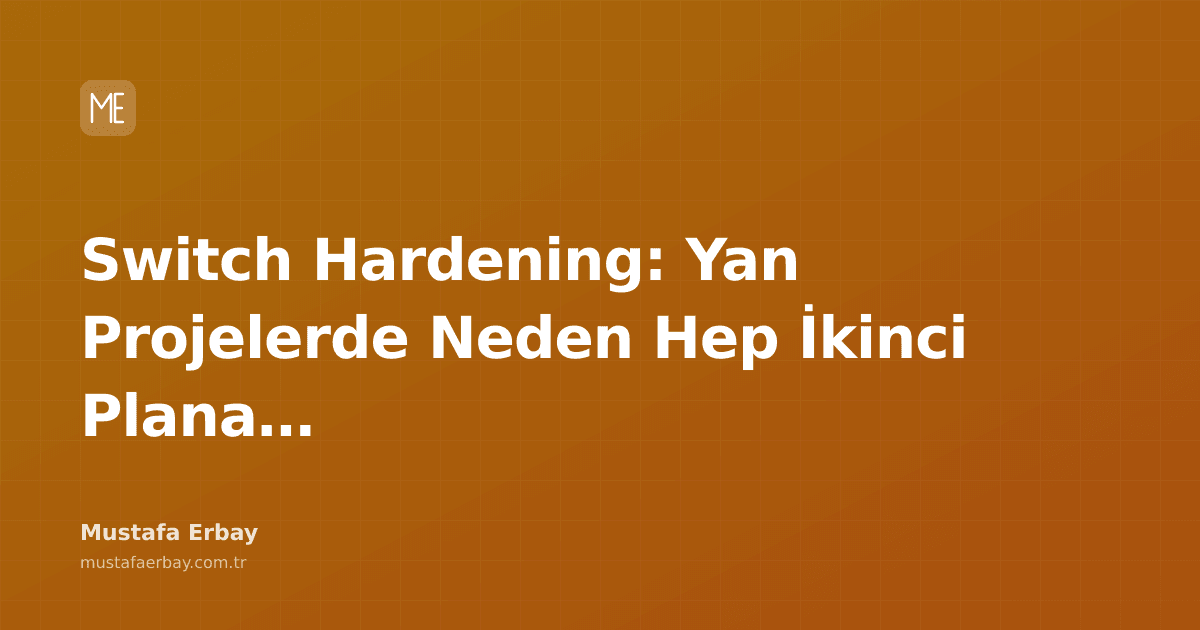 Bir switch üzerinde yanıp sönen bağlantı ışıkları ve arkasında bulanık bir bilgisayar ekranı, karmaşık ağ yapılarını ve güvenlik endişelerini çağrıştırıyor.
